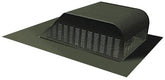 Master Flow SSB960AWW Roof Louver, 18 in L, 20-1/2 in W, Aluminum, Weathered Wood